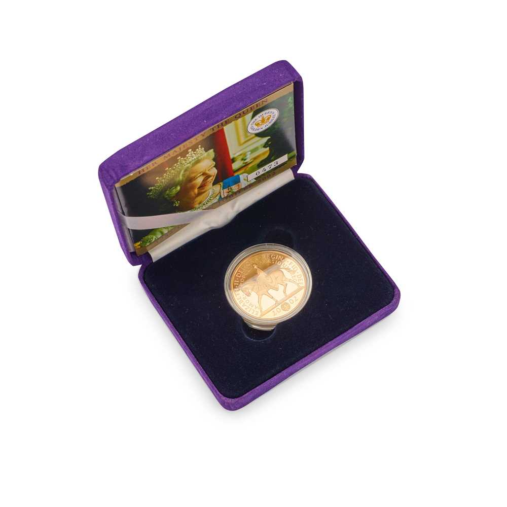 2002 CASED PROOF GOLD CROWN £5 2002