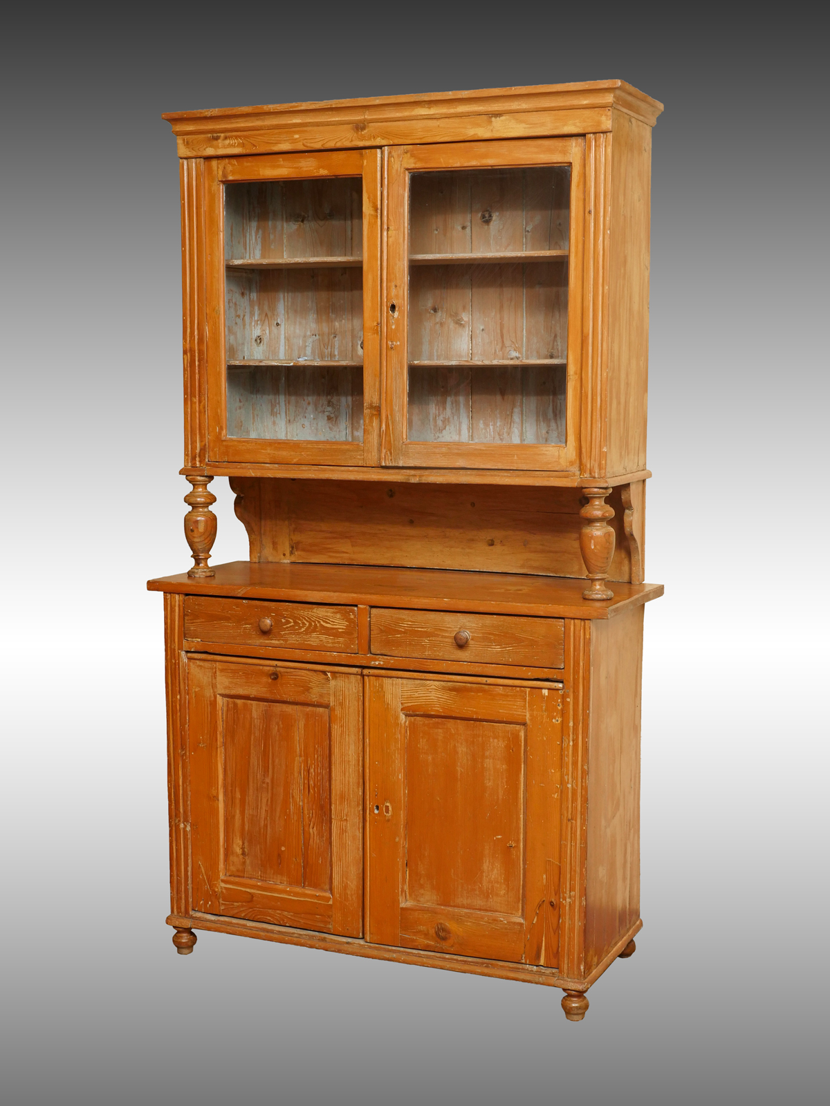 ENGLISH PINE CABINET WITH ORIGINAL 36df42