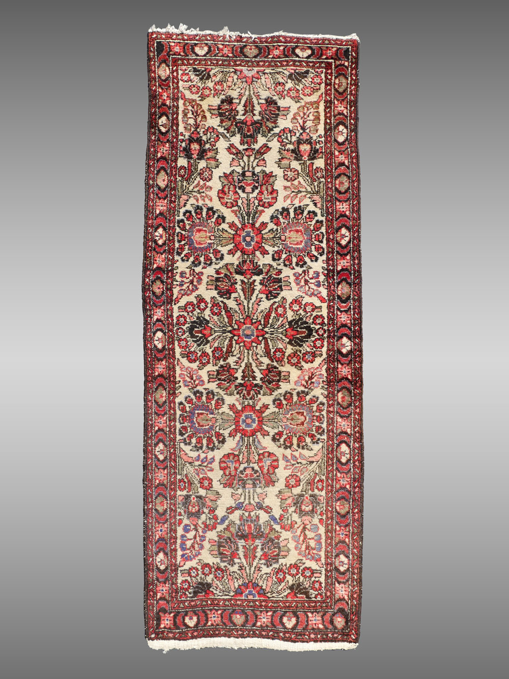 SEMI-ANTIQUE PERSIAN LILLHAN HAND