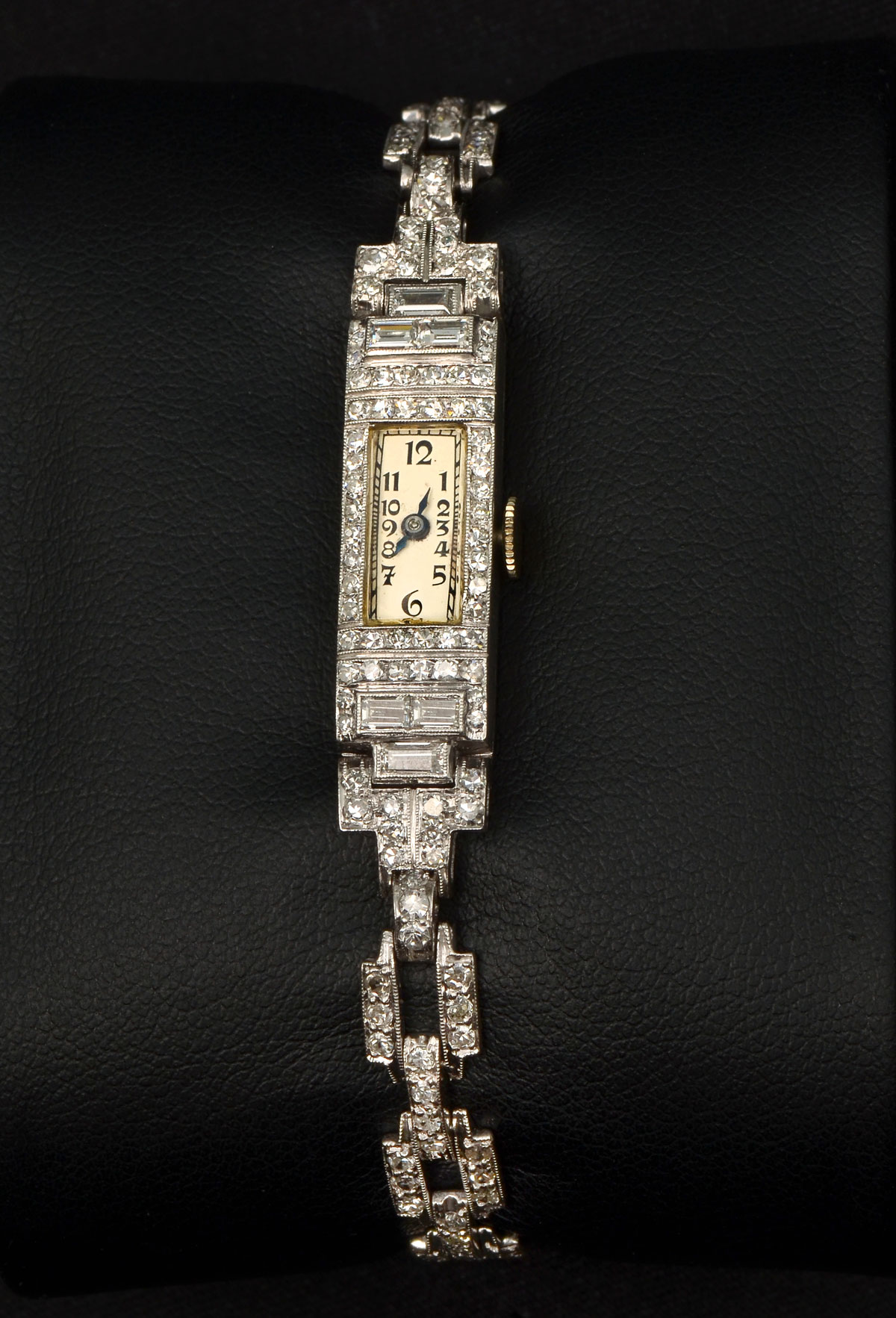 PLATINUM ART DECO 3 00 CTW DIAMOND 36e09a