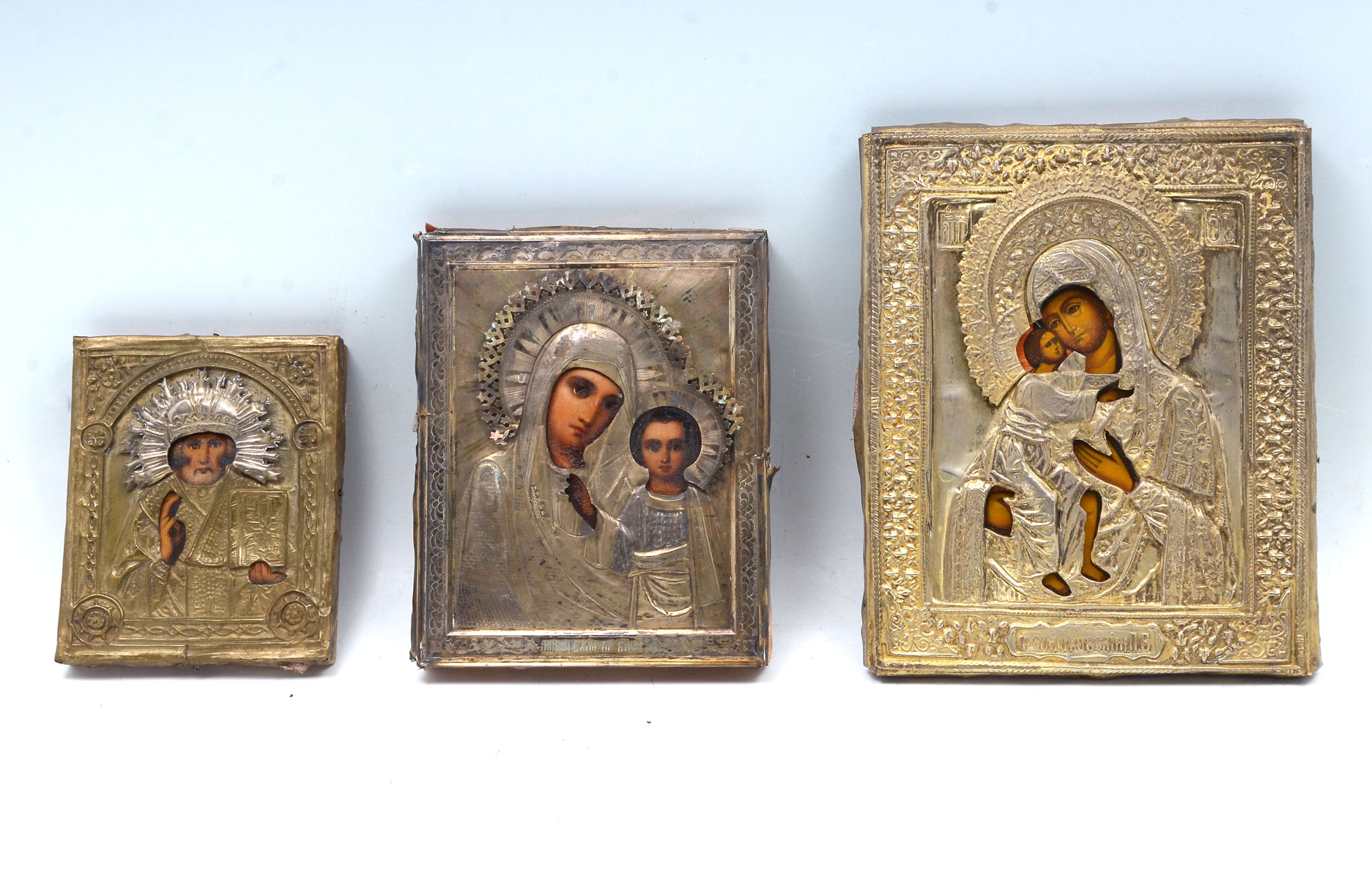 3 RUSSIAN ICONS 1 Madonna and 36e0aa