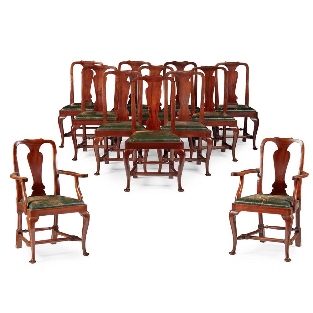 SET OF TWELVE QUEEN ANNE STYLE