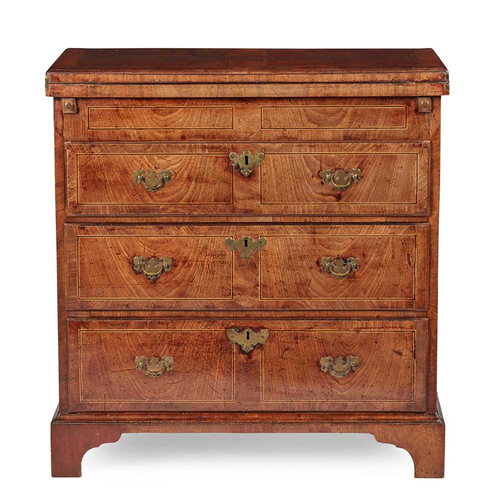 GEORGE II WALNUT BACHELOR'S CHEST