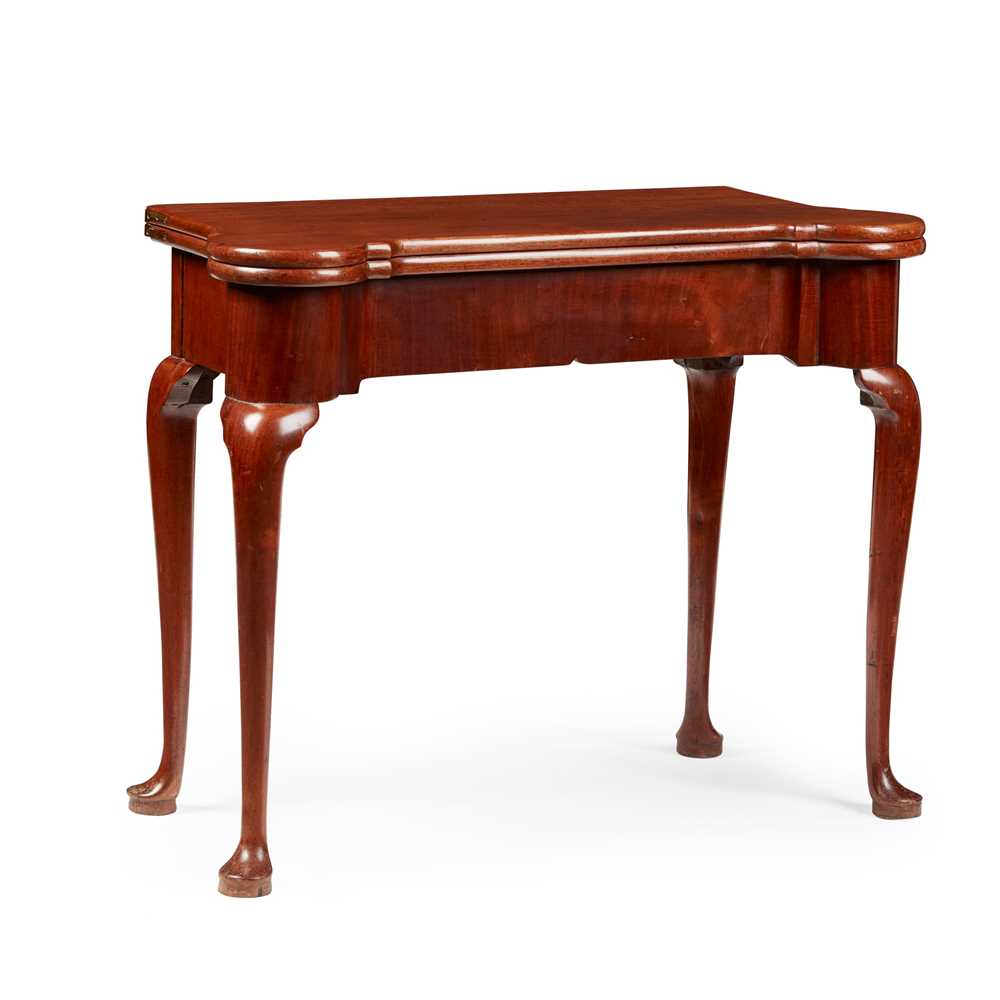 GEORGE II MAHOGANY CARD TABLE MID 36e0f3