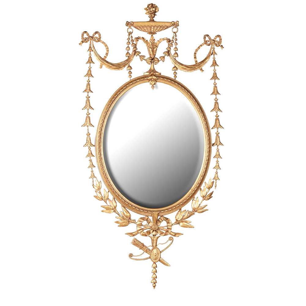 GEORGIAN STYLE GILTWOOD MIRROR
19TH