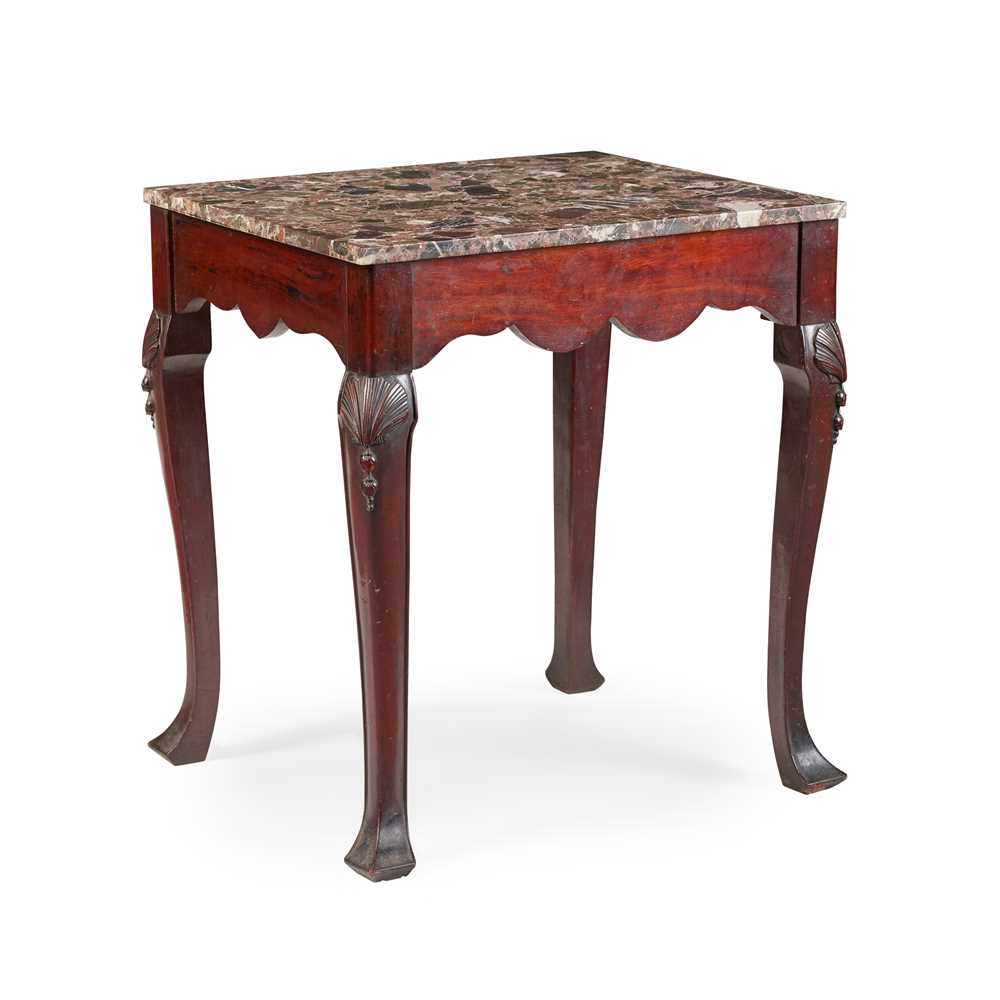 IRISH GEORGE III MAHOGANY AND MARBLE 36e14d