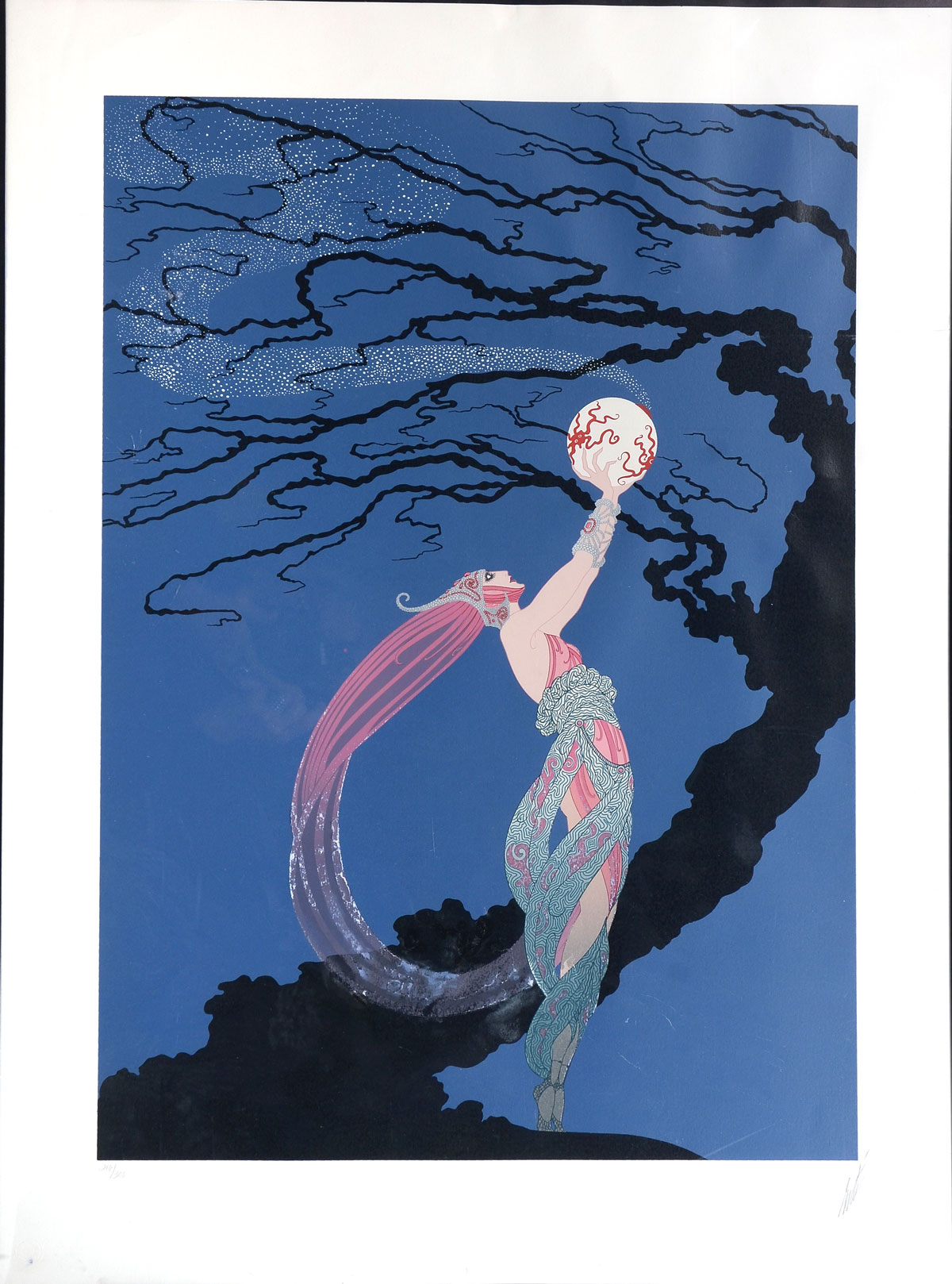 ERTE FIREFLIES SERIGRAPH 32  36e15a