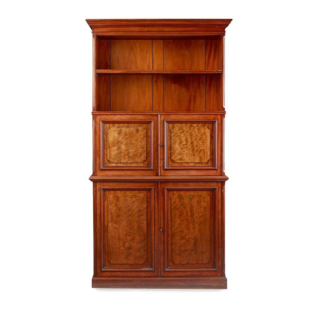 LATE REGENCY MAHOGANY BOOKCASE