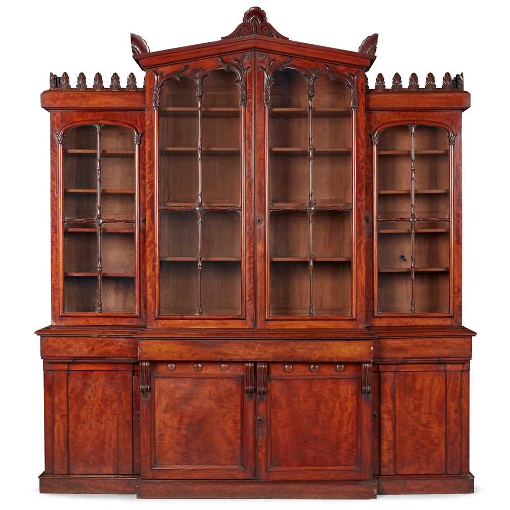 WILLIAM IV MAHOGANY SECRETAIRE