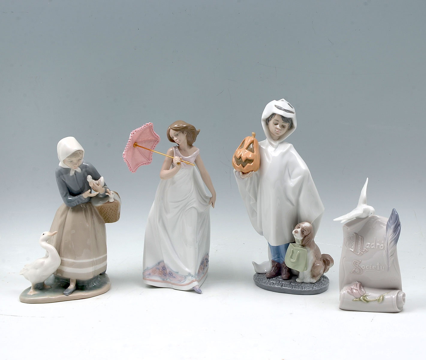 4 PC LLADRO FIGURINES Afternoon 36e241