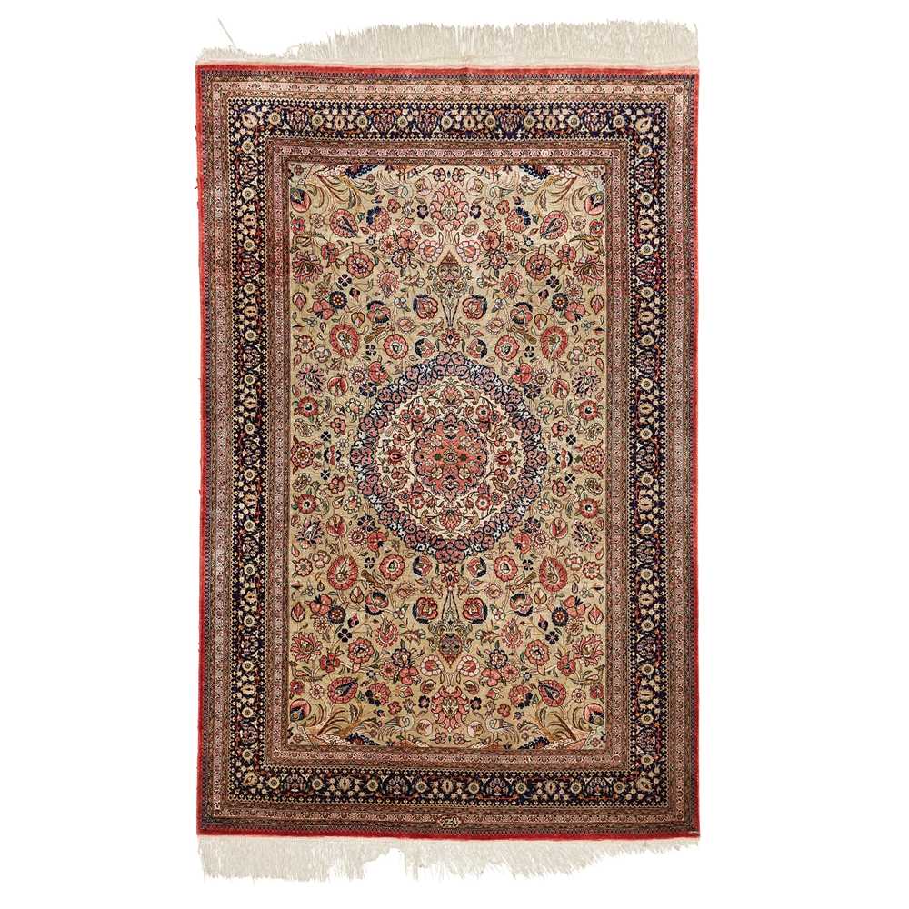 QUM SILK RUG
CENTRAL PERSIA, MID/LATE