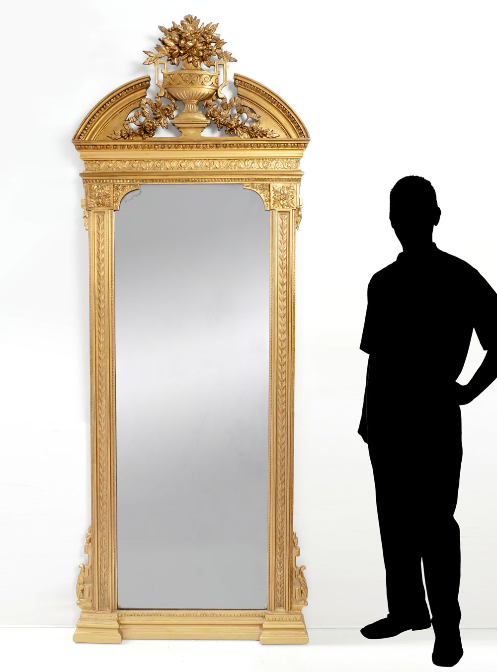 LARGE FRENCH VICTORIAN GILT PIER