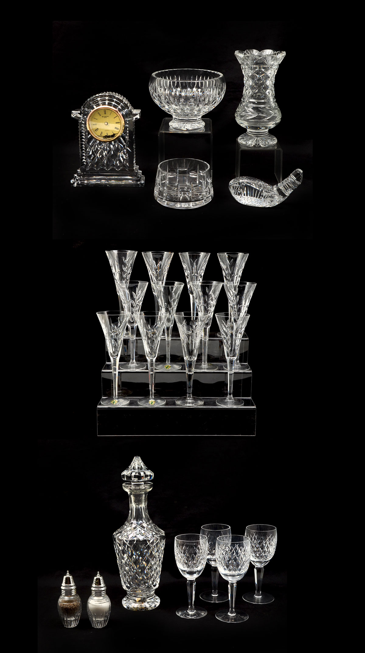 24 PC WATERFORD GLASS COLLECTION  36e3d2