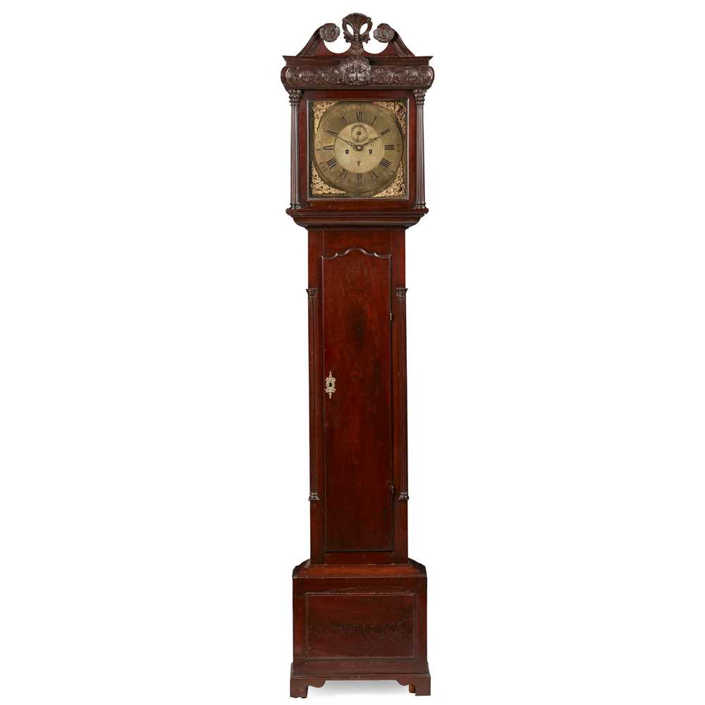 IRISH GEORGE III MAHOGANY LONGCASE