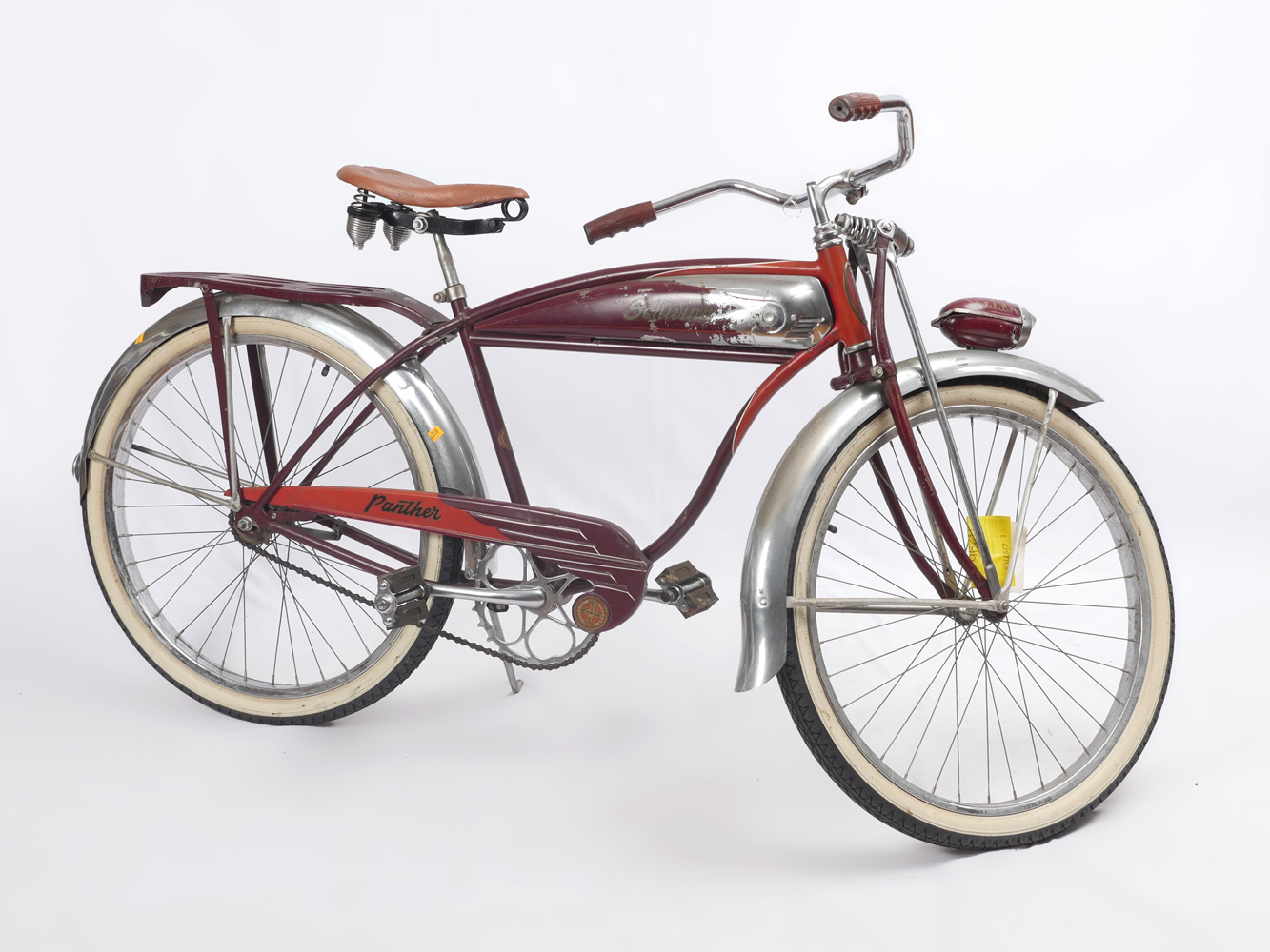 1950 SCHWINN RED PANTHER MENS BICYCLE: