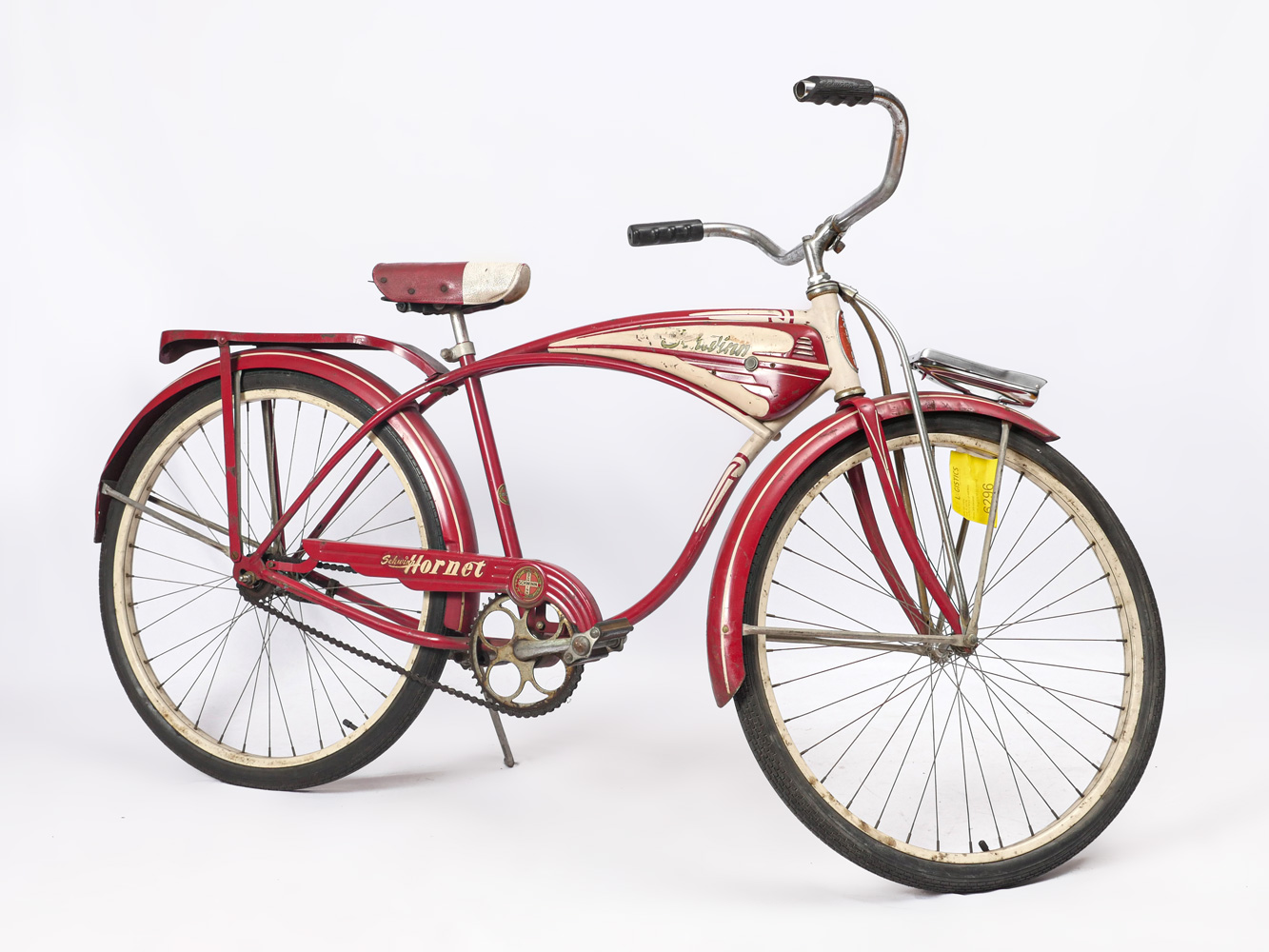 1953 SCHWINN HORNET 26'' TANK BICYCLE: