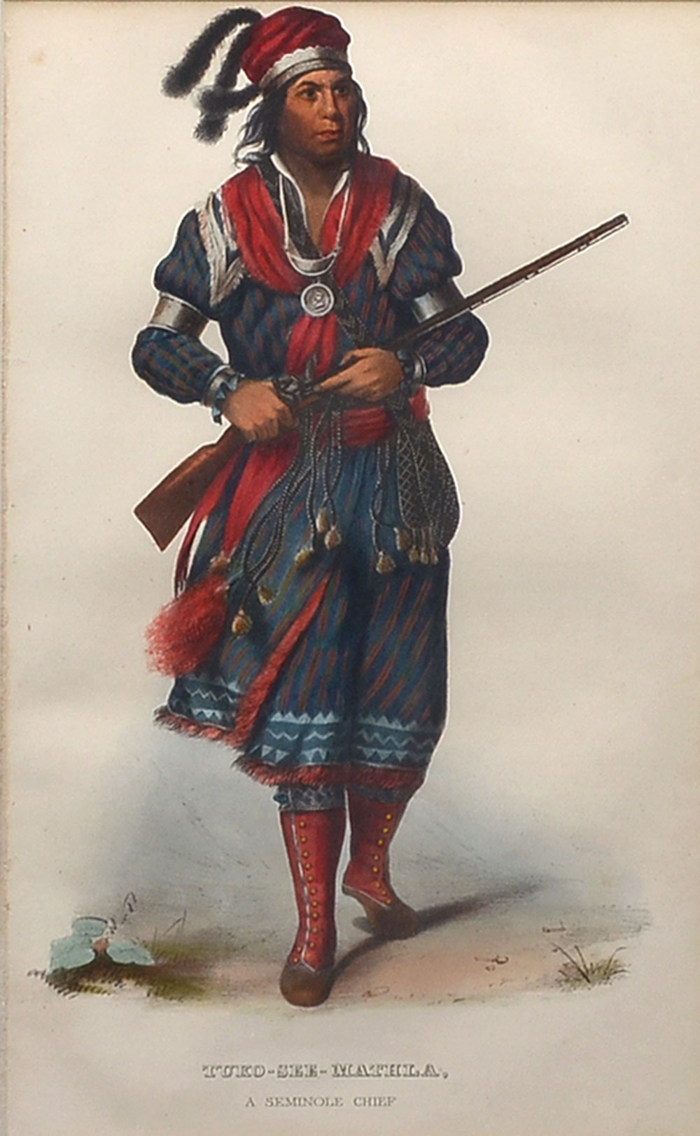 MCKENNEY AND HALL INDIAN LITHOGRAPH: