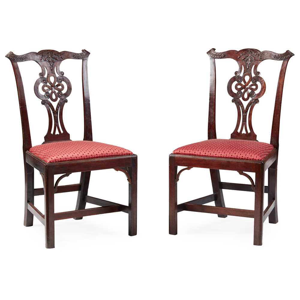 PAIR OF GEORGE III MAHOGANY SIDE 36e44b