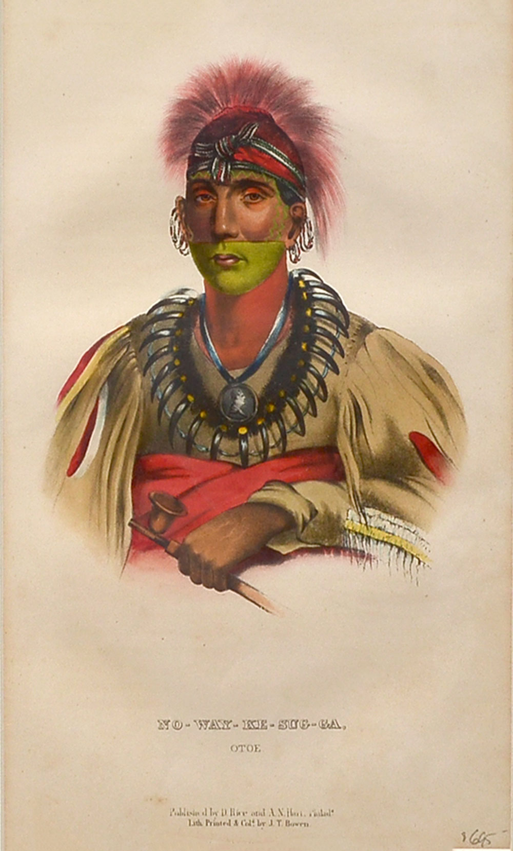 MCKENNEY AND HALL INDIAN LITHOGRAPH: