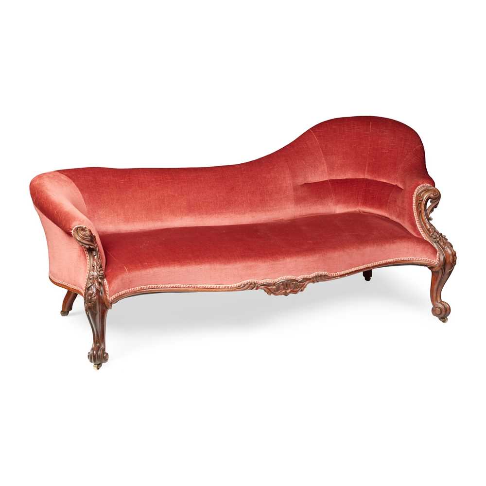 VICTORIAN MAHOGANY SPOONBACK SOFA MID 36e52e