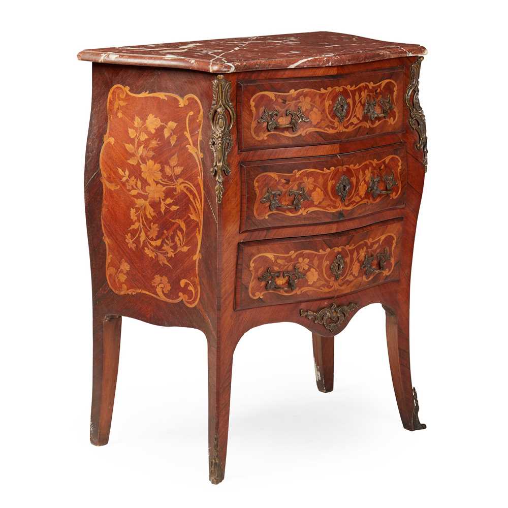 FRENCH KINGWOOD, AMARANTH, AND MARQUETRY