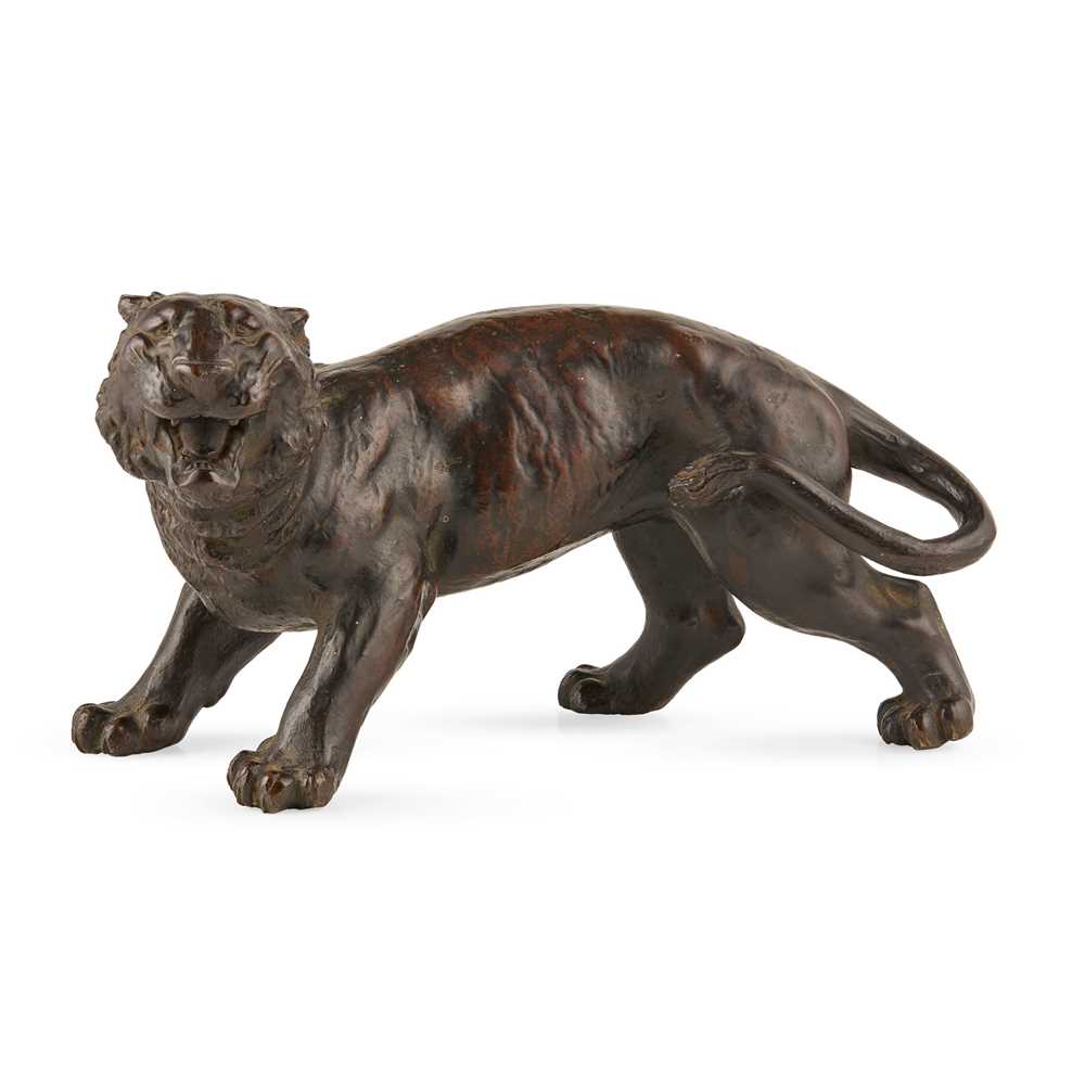 FRENCH BRONZE FIGURE OF A TIGER
SECOND