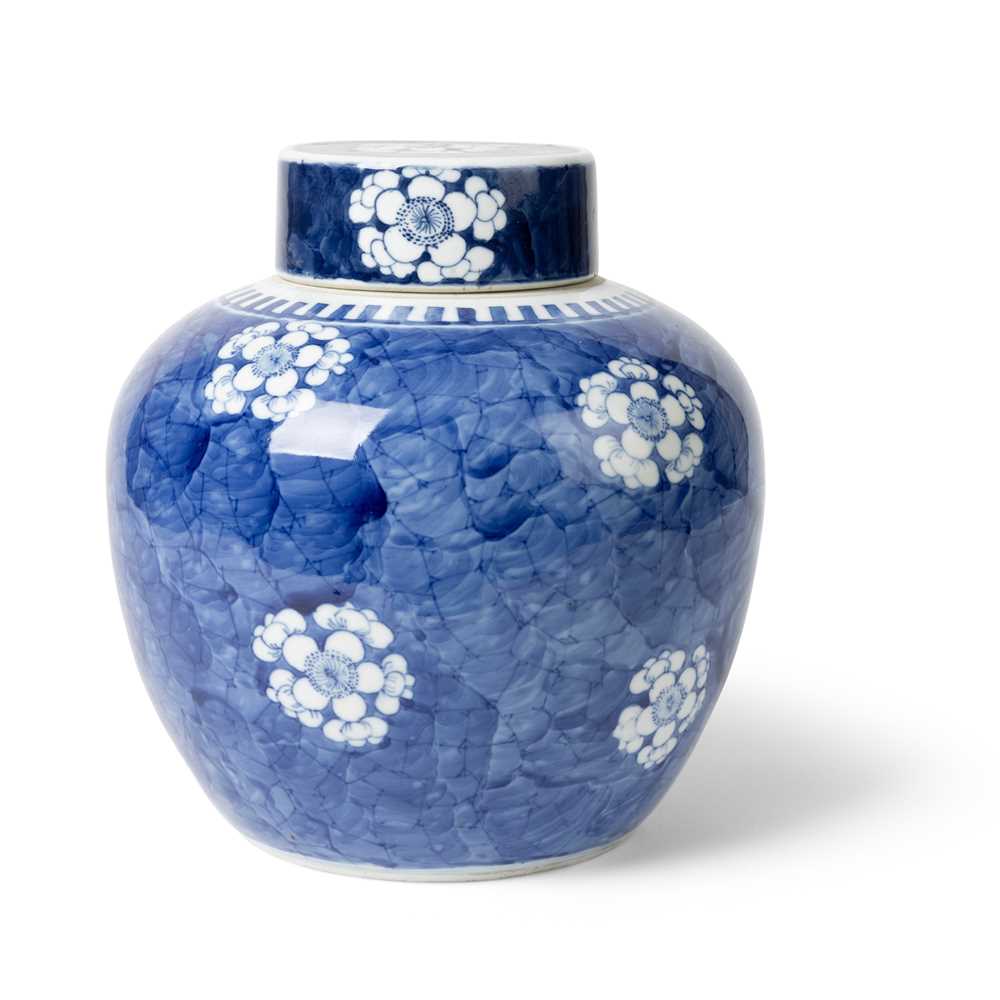 LARGE BLUE AND WHITE 'PRUNUS AND