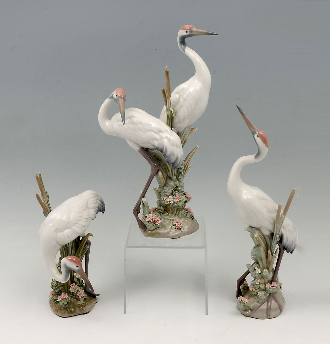 3 PC. LLADRO HERONS COLLECTION: