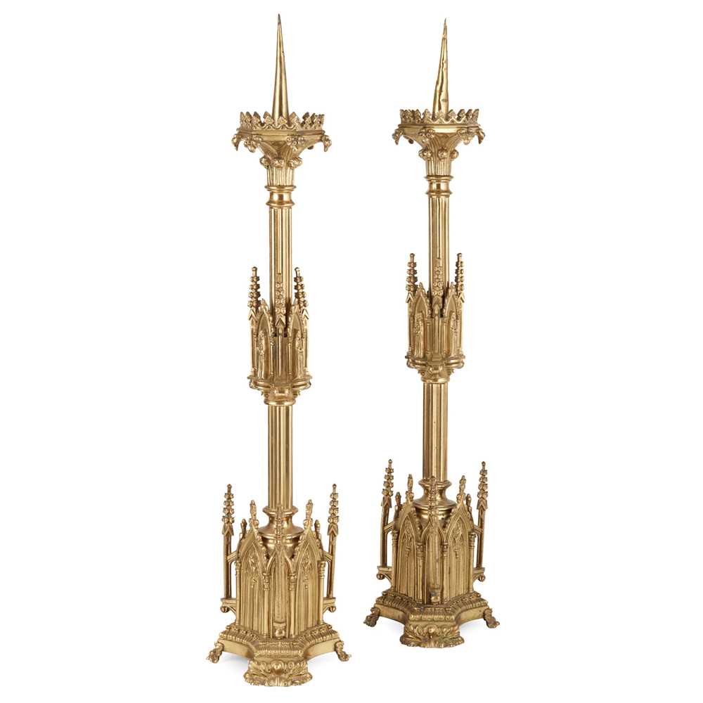 ENGLISH
PAIR OF GOTHIC REVIVAL