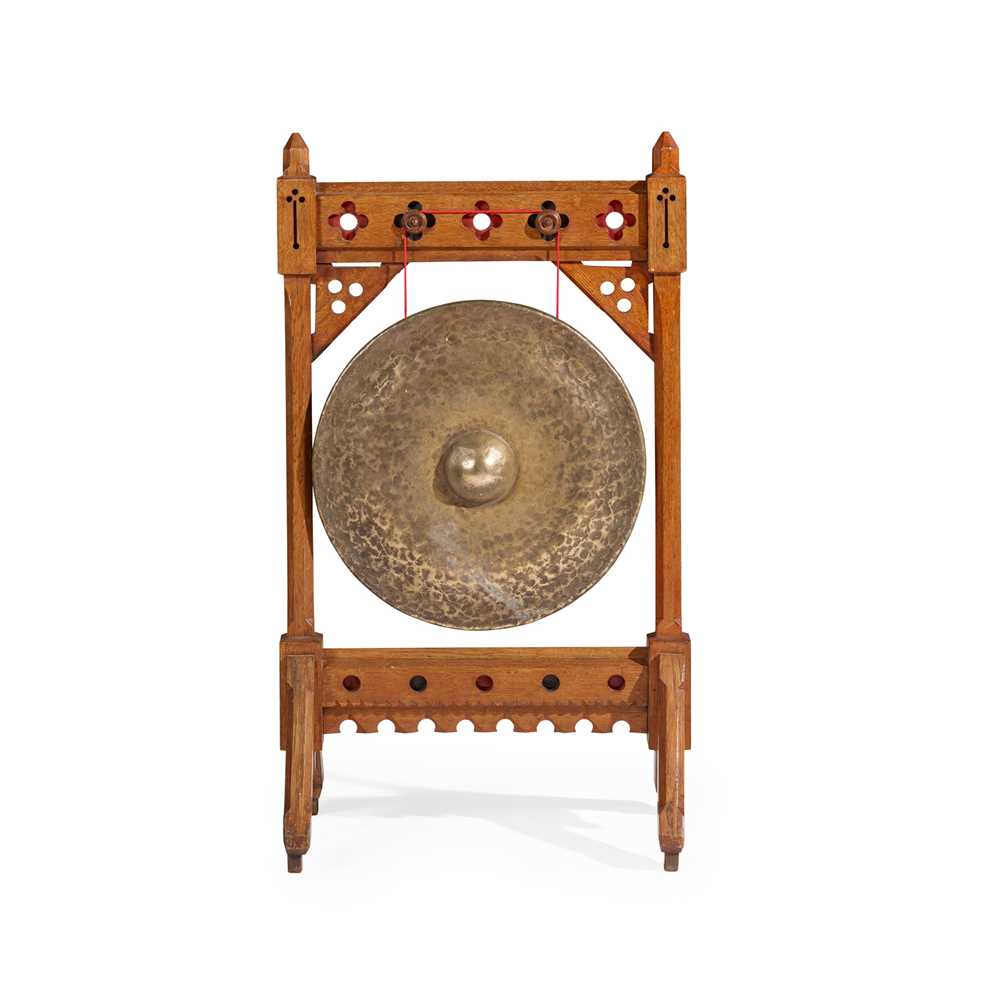 ENGLISH GOTHIC REVIVAL GONG CIRCA 36e881