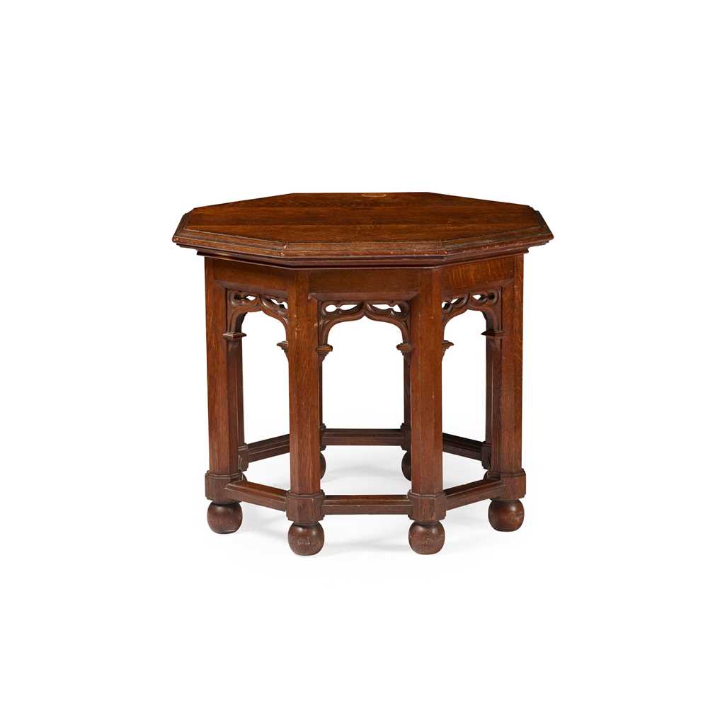 ENGLISH GOTHIC REVIVAL LOW TABLE  36e87e