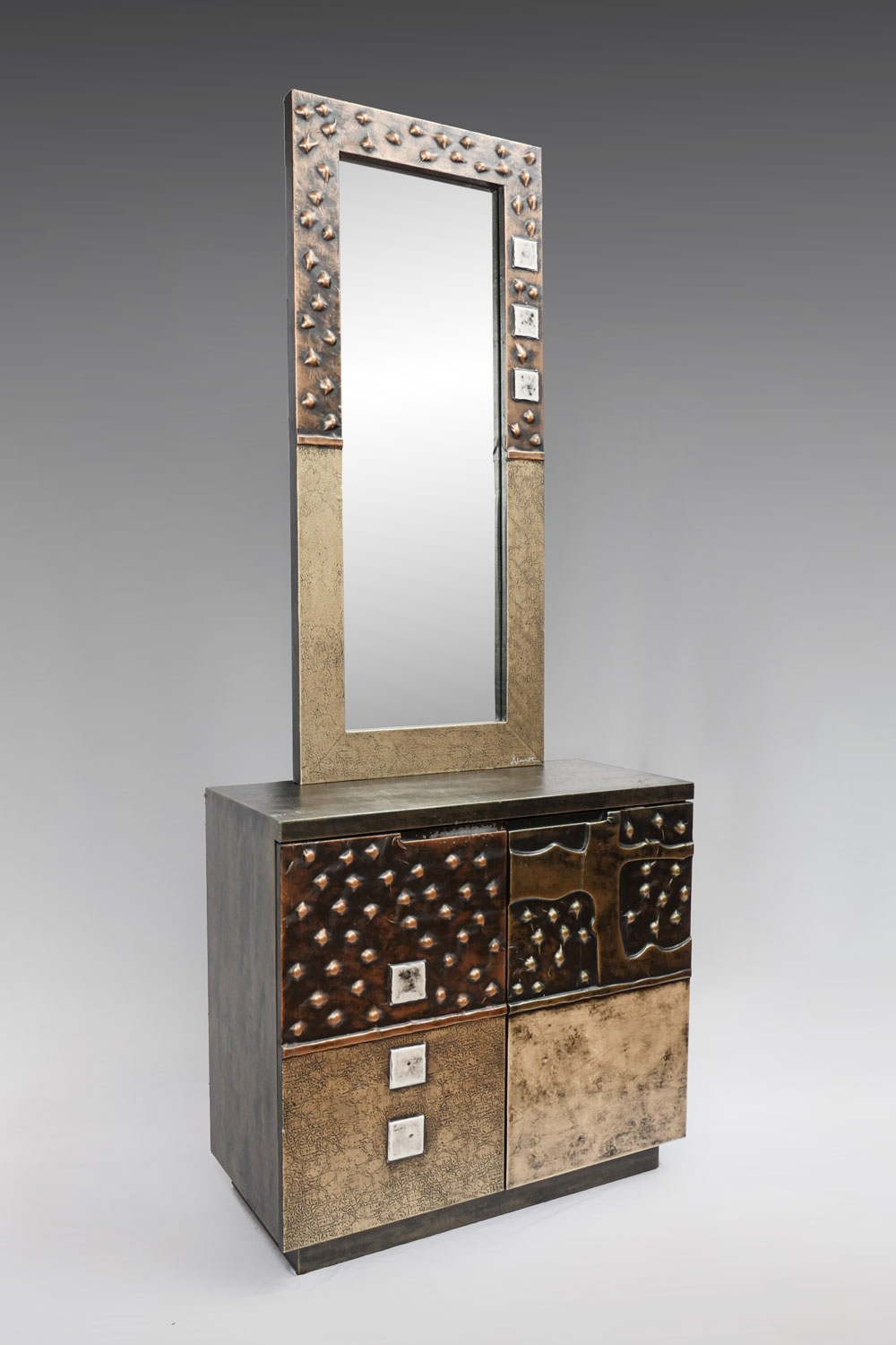 SIGNED BRUTALIST STYLE CABINET 36e964