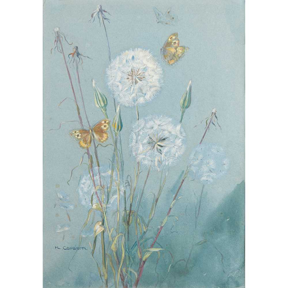  KATHARINE CAMERON 1874 1965 DANDELIONS 36e9af