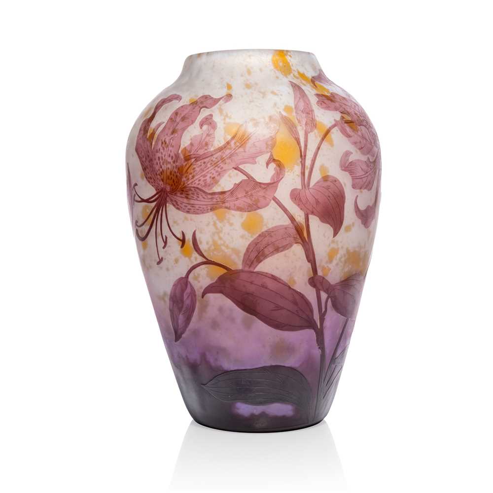 DAUM FRÈRES, NANCY
TIGER LILY VASE,