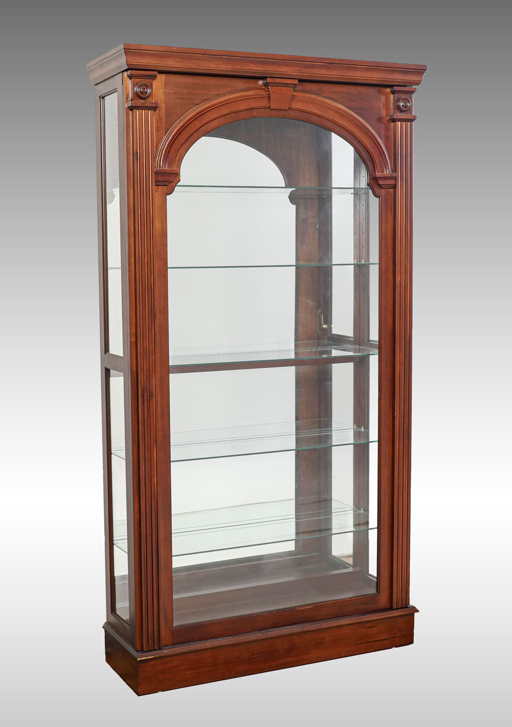 GLASS FRONT DISPLAY SHOWCASE Oak 36e9ed