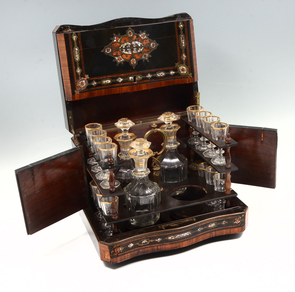 INLAID TANTALUS WITH MOTHER OF PEARL: