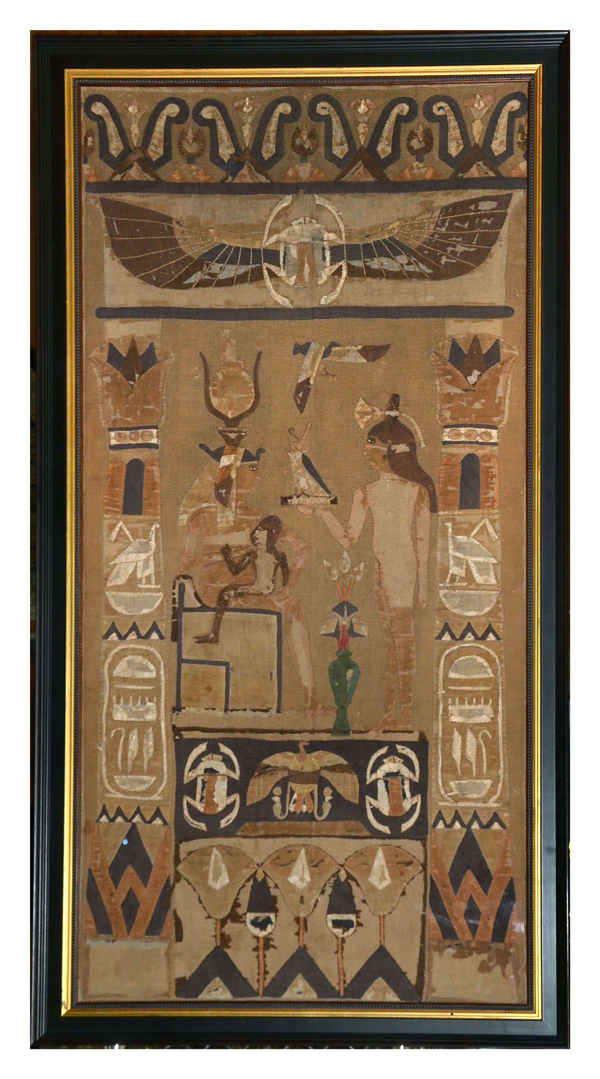 EGYPTIAN FRAMED REMNANT Appears 36ea99