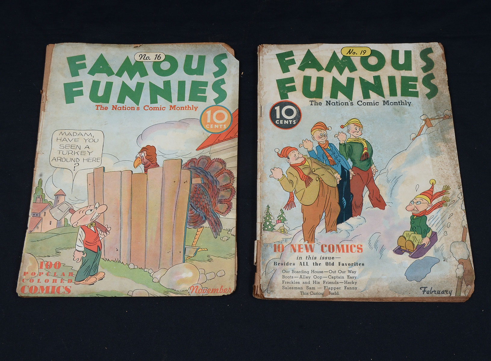 FAMOUS FUNNIES COMICS NO.16, 1936