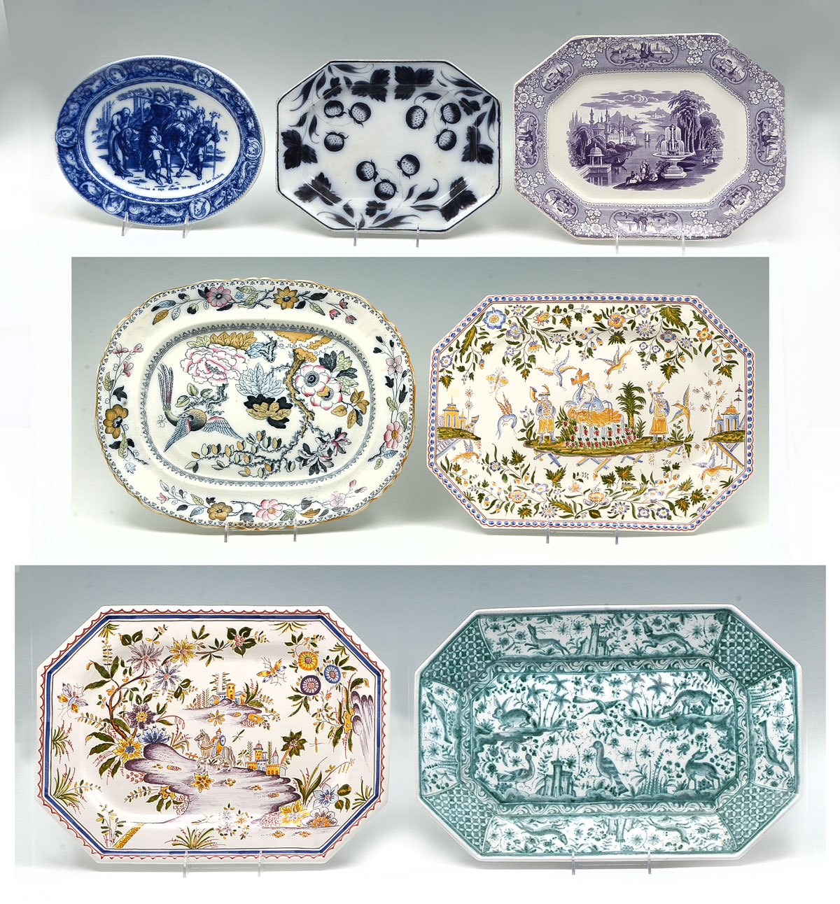 7 PIECE PLATTER COLLECTION Comprising  36eacf