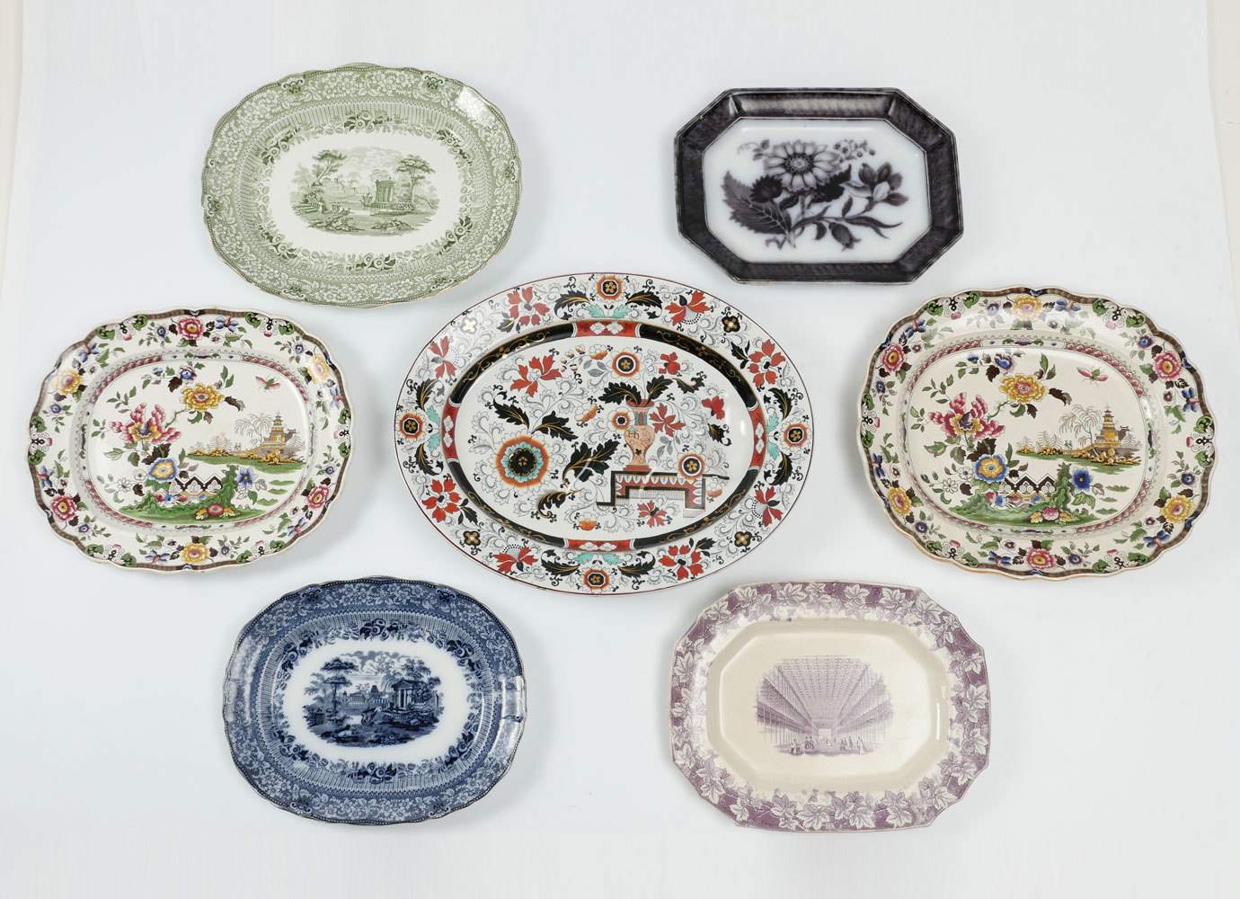 7 PC PLATTER COLLECTION Comprising  36ead0