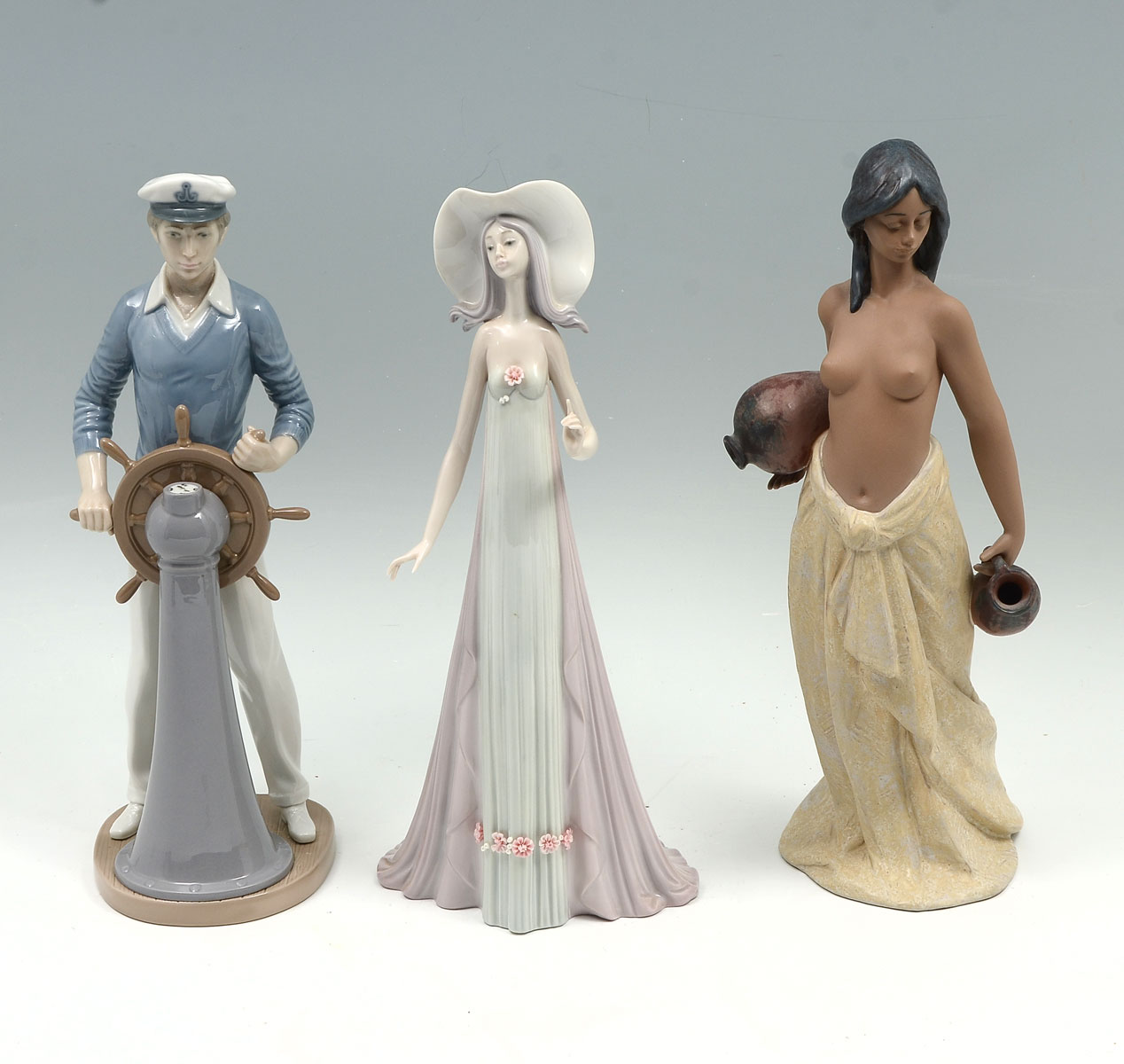 3 PIECE LLADRO COLLECTION: 1) ''Water