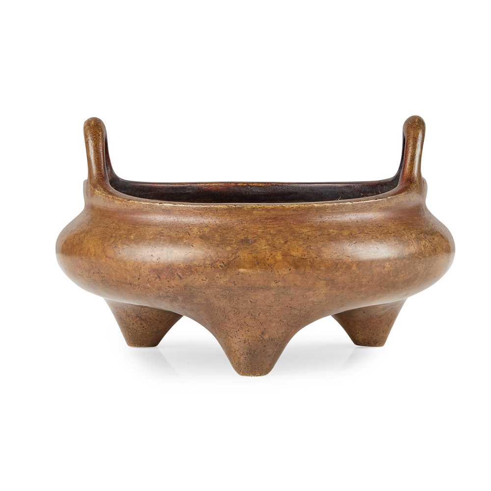 BRONZE TRIPOD CENSER XUANDE MARK 36eb32