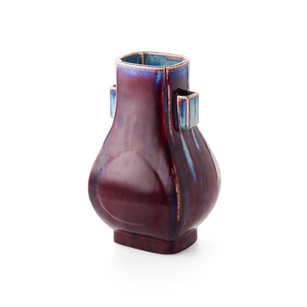 FLAMBÉ-GLAZED ARROW VASE, FANGHU
QING