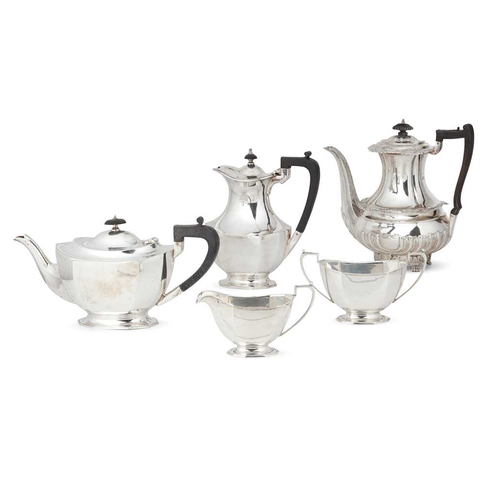 A 1930S THREE-PIECE TEA SERVICE Frank