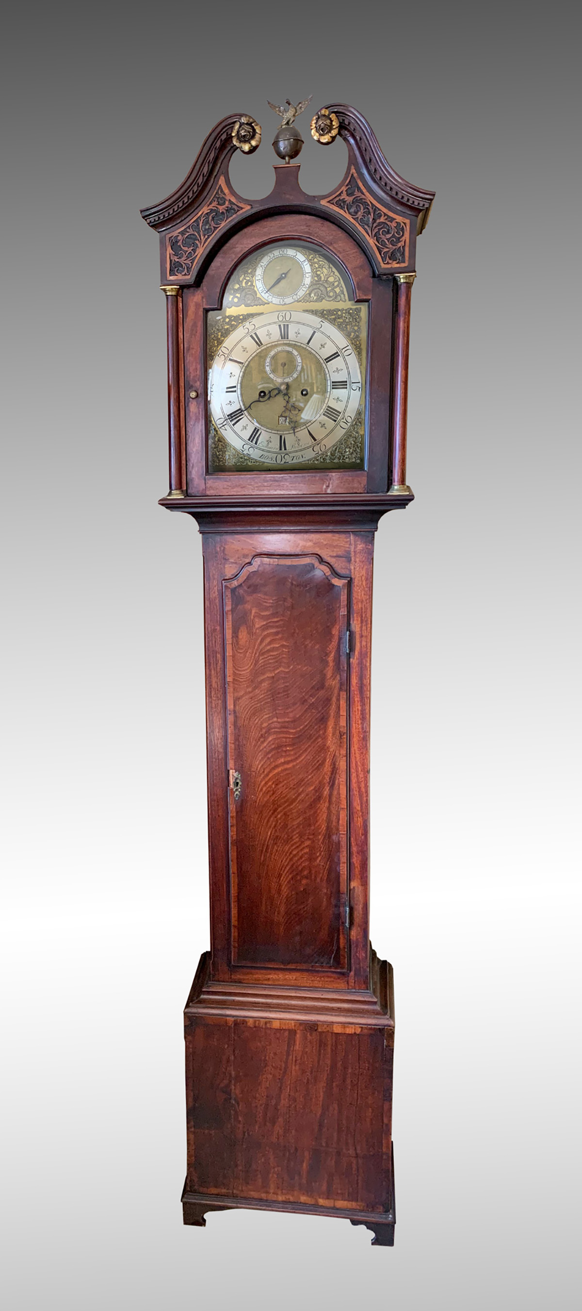 EDWARD STEVENS LONG CASE CLOCK: