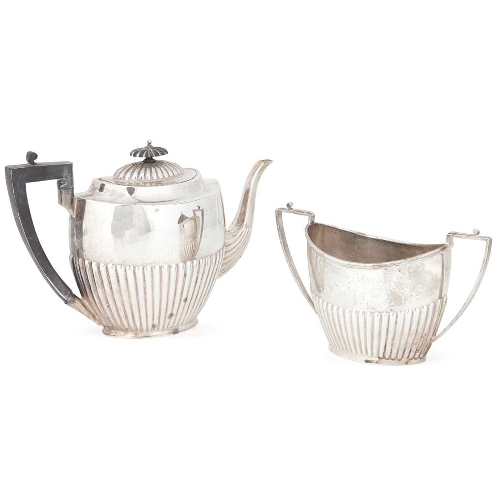 A MATCHED LATE VICTORIAN TEAPOT