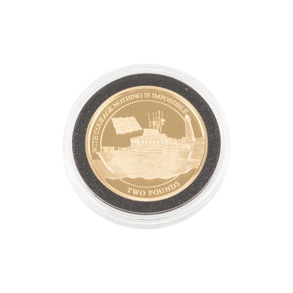 ALDERNEY A GOLD PROOF 2 COIN 36ec88