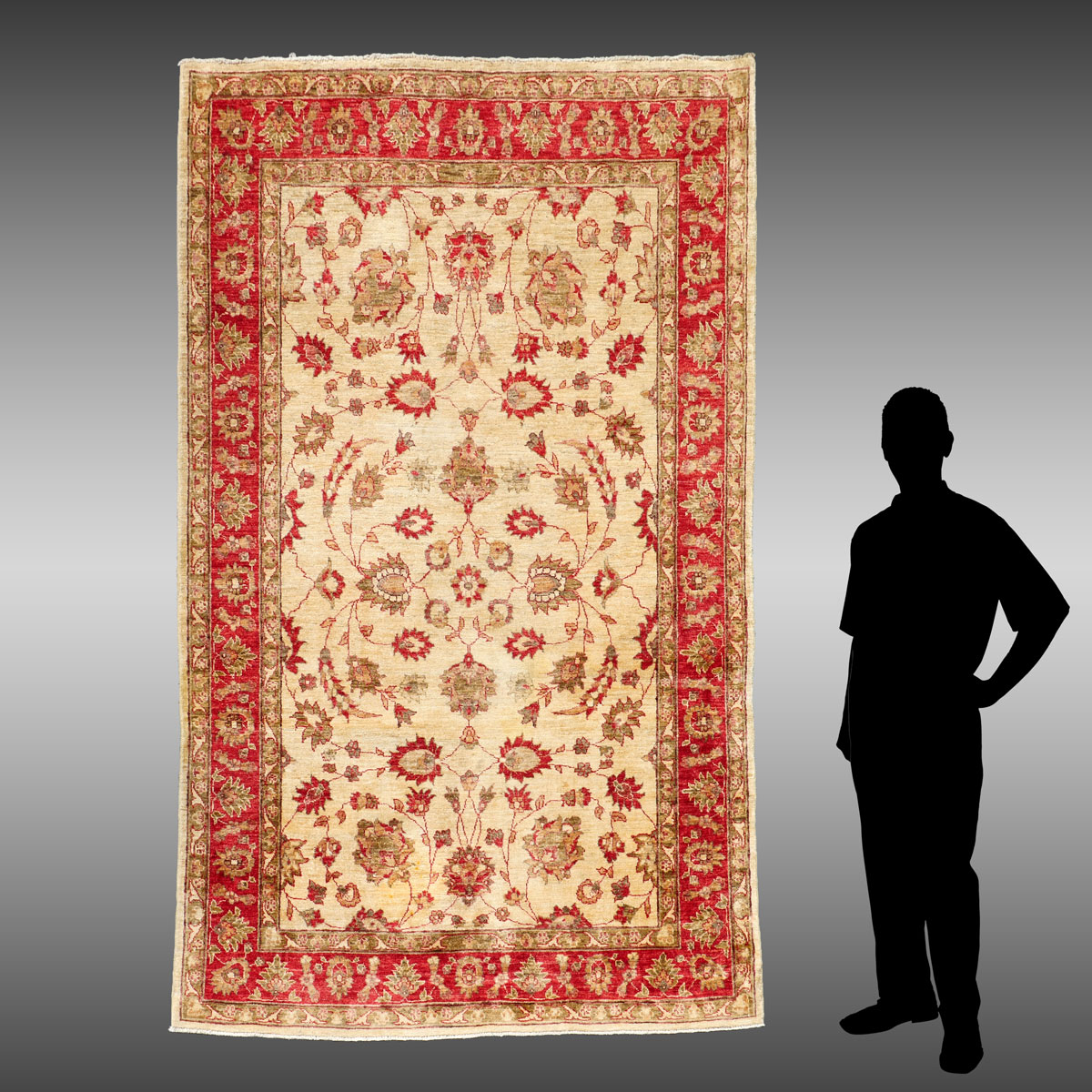 TURKISH HAND KNOTTED WOOL RUG,