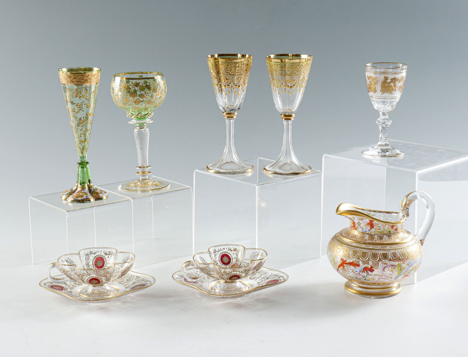 10 PIECE MOSER GLASS COLLECTION  36eccd