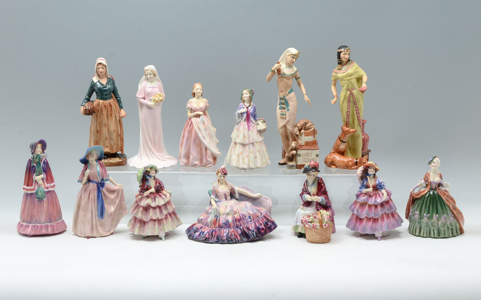 13 PC ROYAL DOULTON LADY FIGURES  36ed37